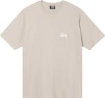 Футболка Stussy Basic Tee 'Smoke', серый - фото 2