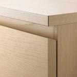 Комод с 6 ящиками IKEA Malm, 80x123 см, беленный дуб - фото 3