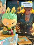 Фигурка POP MART Labubu The Monsters X One Piece Roronoa Zoro - фото 3