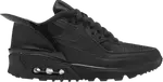 Кроссовки Nike Air Max 90 FlyEase GS 'Triple Black', черный - фото 2