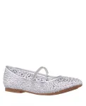 Балетки Jax для девочек Nina, серебряный - фото