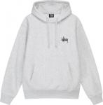 Худи Stussy Basic Hoodie 'Ash Heather', серый - фото