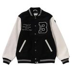 Куртка BAPE Embroidery Varsity Jacket, Black - фото