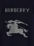 Свитер с принтом Equestrian Knight BURBERRY, синий - фото 5