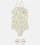 Купальник с логотипом The Animals Observatory, белый - фото 2