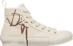 Кроссовки Cactus Jack x Dior B23 High Cream and Coffee, кремовый - фото