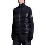 Застегивающаяся на молнию утепленная кардиган Moncler, морской синий - фото 5