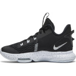 Кроссовки Nike LeBron Witness 5 'Black Metallic Silver', черный - фото 3