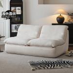 Бескаркасный диван B-003 Washable, 155x100x73, белый - фото