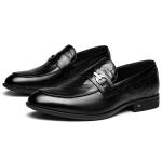 Лоферы мужские черный Fapai - фото 3