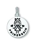 ONE ELEMENT Кулон «Принцесса» из серебра 925 пробы, диаметр 12,5 мм - фото