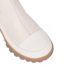 Кожаные челси Stella McCartney, Cream-Black - фото 6