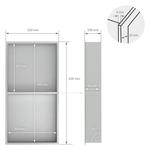 Полка для душа Luxebath, серебряный - фото 5