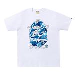 Футболка BAPE ABC Camo Japanese Letters Tee 'White/Blue', белый - фото 2