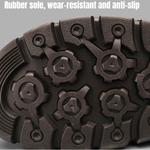 Мотоциклетные ботинки - мотоциклетная обувь с широким носком, водонепроницаемые, ручная прошивка из кожи для походов и вождения Generic, коричневый - фото 6