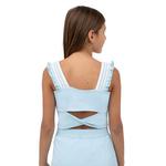 Детская майка с рюшами и резинкой Layer 8, Porcelain Blue - фото 2