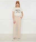 Фолк-Штаны Flare fit Weekend Maxmara, бежевый - фото 2