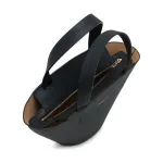 Сумка-тоут кожаная Patrizia Pepe 8B0175 L095, черный - фото 3