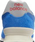 Кроссовки New Balance 574, белый/ярко-синий - фото 8