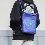 LINING Искусственная кожа рюкзак Regular Unisex Fluorescent Blue Purple - фото 3