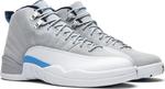 Кроссовки Air Jordan 12 Retro Grey University Blue, серый - фото 8