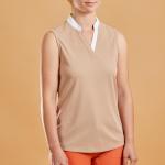 Майка женская Fouganza 500 Mesh для верховой езды, сиреневый - фото