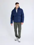 Куртка U.S. Polo Assn Solid Quilted Channel Puffer, темно-синий - фото 2