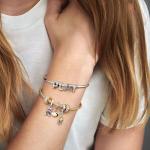 Браслет Pandora Moments Snake Chain, золото - фото 5