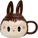 Кружка Pop Mart Labubu 400 мл, коричневый/белый - фото