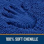 Коврик для туалета Olanly U-образной формы, 60х50 см, королевский синий - фото 2