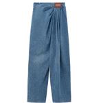 LOEWE Драпированные джинсы indigo blue - фото