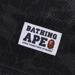 Футболка Bape Camo Stripe Baseball Logo Relaxed Fit A BATHING APE, серый - фото 5