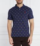 Поло POLO RALPH LAUREN Custom slim fit, темно-синий - фото