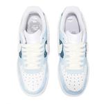 Кроссовки Nike Air Force 1 Skateboard Shoes Women's Low-Top Blue - фото 3