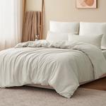 Комплект постельного белья RUIKASI, 3 предмета, 200х220/80x80, бежевый - фото 3