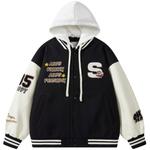 Бейсбольная куртка унисекс Crayon Shinchan, цвет Black [with hat] - фото 13