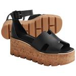 HERMES Luce One Strap Sandals 6.5cm Women's Black - фото 5