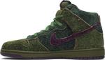 Лимитированные кроссовки Nike Dunk High Premium SB 'Skunk', черный - фото 4