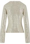 Рубашка с длинными рукавами Urban Classics Ladies Sequins Longsleeve, белый - фото 2