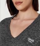 Свитер Liu Jo Regular Fit, серый - фото 4