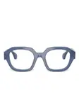 Очки в геометричной оправе Alain Mikli, синий - фото