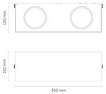 Настенный светильник Lumicom Desmo, белый - 30 х 30 см - фото 5