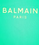 Футболка из хлопкового джерси с логотипом Balmain, зеленый - фото 2