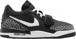 Кроссовки Jordan Legacy 312 Low GS 'Black White Safety Orange', черный - фото