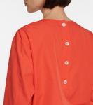 Платье миди из хлопкового поплина Marni, Poppy Red - фото 4