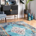 Ковер nuLOOM, 122 x 122 см, Vintage Medallion Veronica, Aqua - фото 7