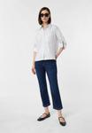 Блуза comma Button-down blouse, Weiß/White - фото 2