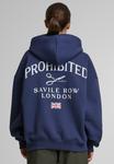 Толстовка с капюшоном SAVILE ROW PROHIBITED, темно-синий - фото 10