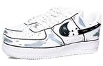Кроссовки Nike Air Force 1 Skateboard Shoes Men Low-Top White Black Gray - фото 6