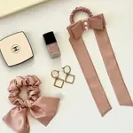 Бант шелковый – пудрово-розовый, 1 шт. So Fluffy Daisy - фото 2